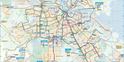 أمستردام حافلة خريطة الطريق ، 