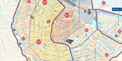 أمستردام مناطق وقوف السيارات خريطة
