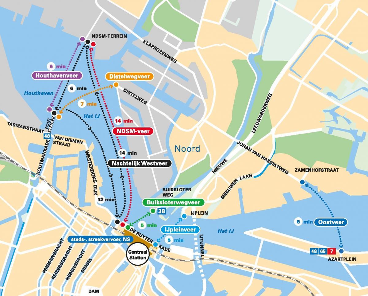 خريطة أمستردام العبارة