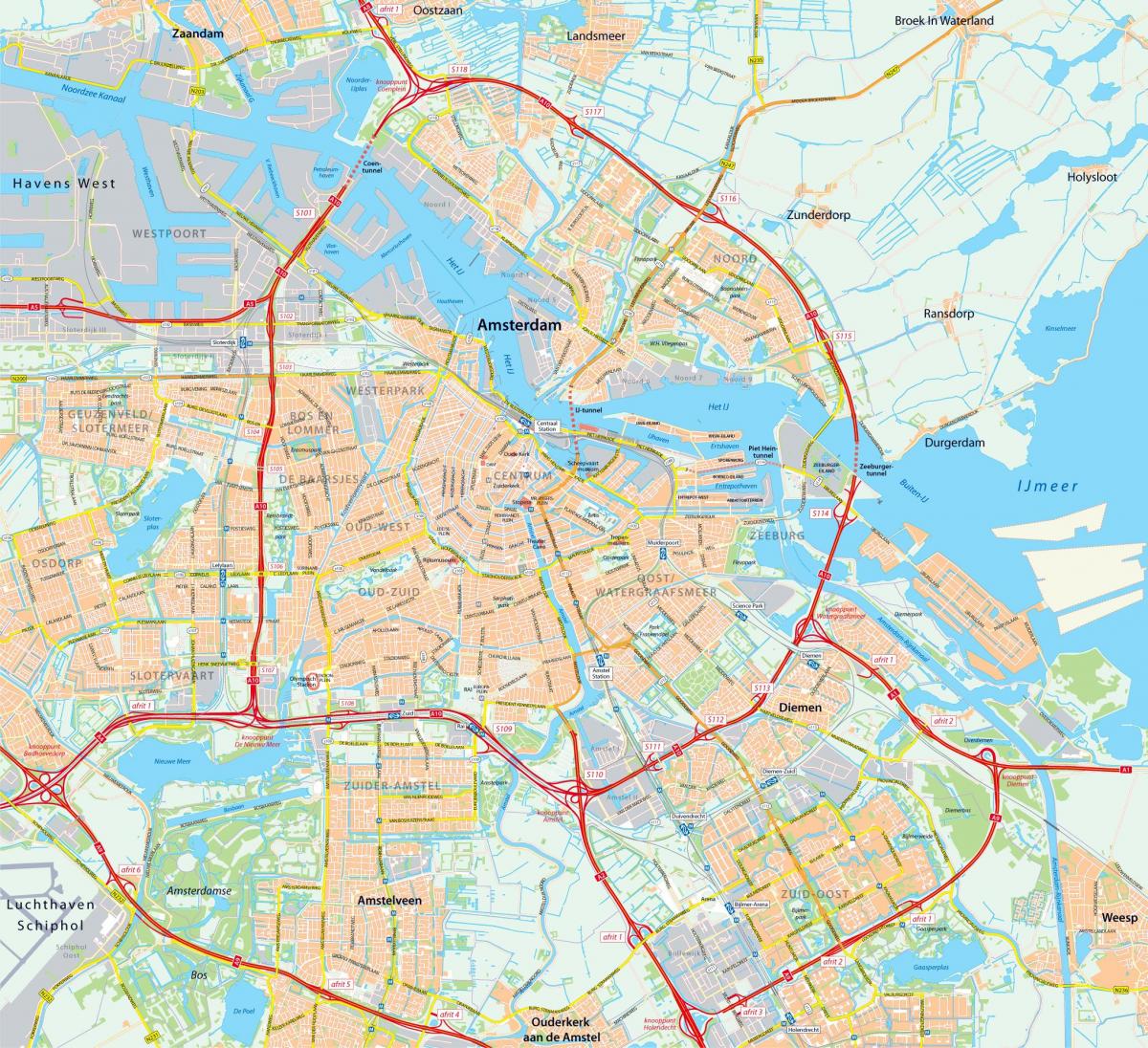 خريطة الطريق أمستردام