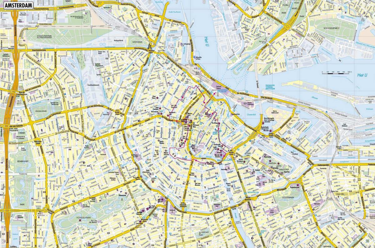 مدينة أمستردام خريطة