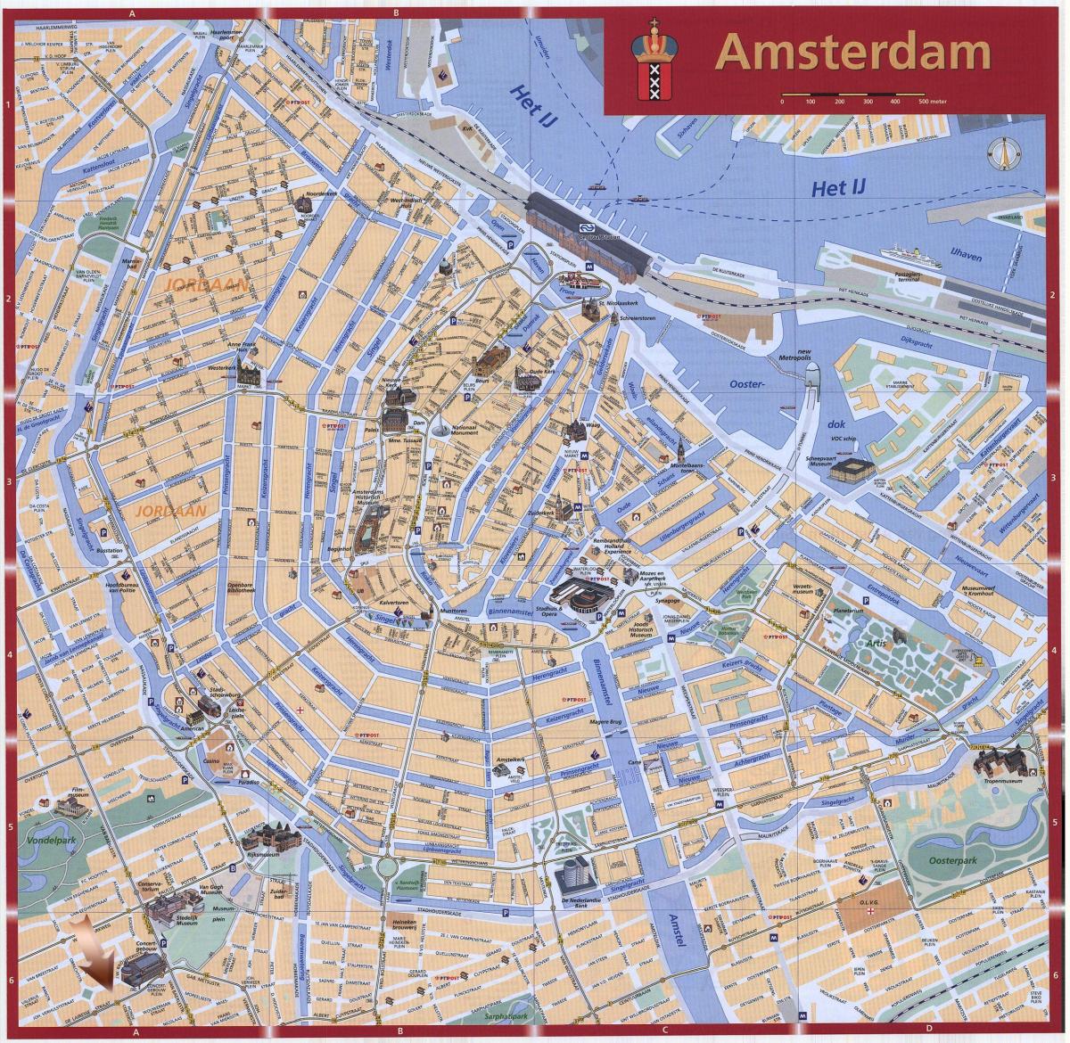 هولندا أمستردام خريطة