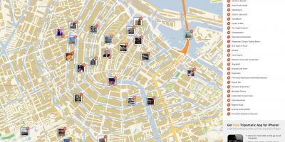 أمستردام الجذب خريطة